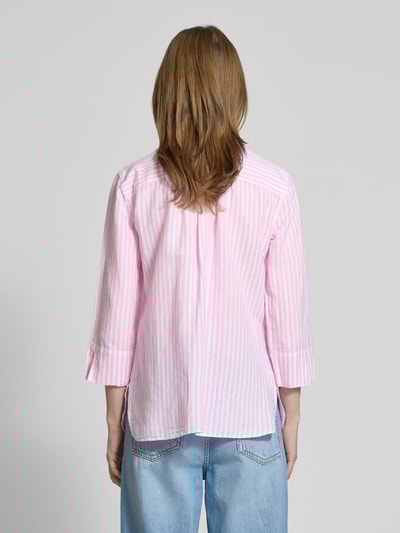 Brax Regular Fit Leinenbluse mit 3/4-Arm Modell 'Vickie' Rosa 5