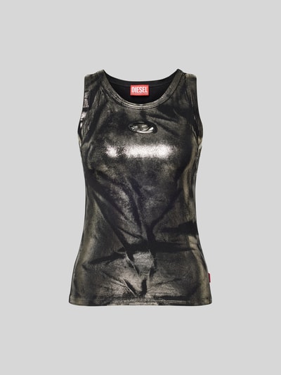 Diesel Top mit Label-Detail Black 2