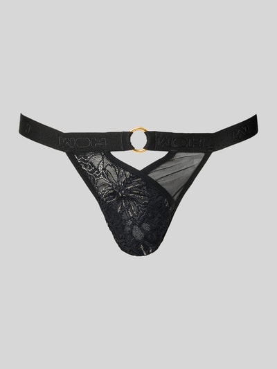 WOH String van kant, model 'Pure Seduction' Zwart - 1