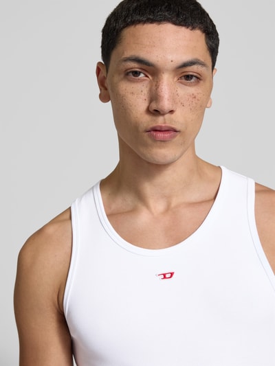 Diesel Tanktop mit Label-Detail Weiss 3