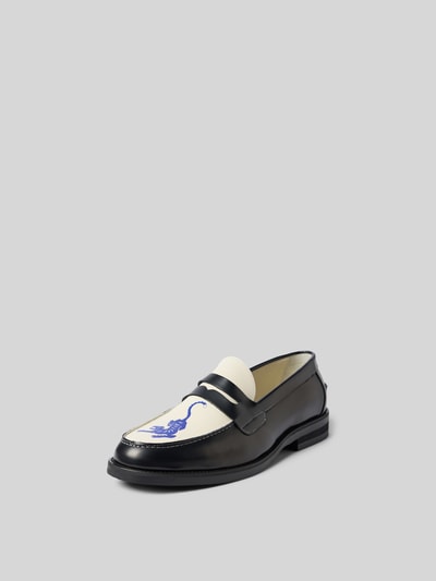 Duke & Dexter Loafer mit Motiv-Print Black 2