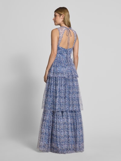 Hey Kyla Abendkleid aus Tüll im Stufen-Look Bleu 5