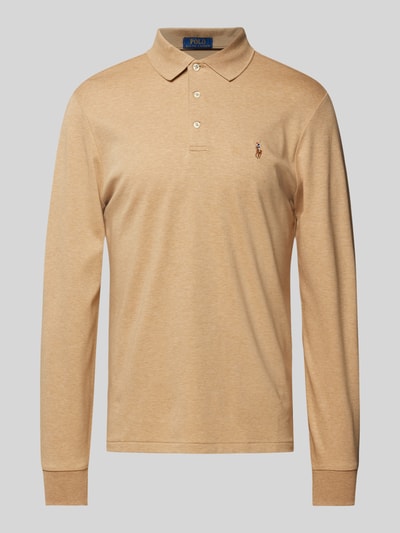 Polo Ralph Lauren Poloshirt mit Label-Stitching Camel 2