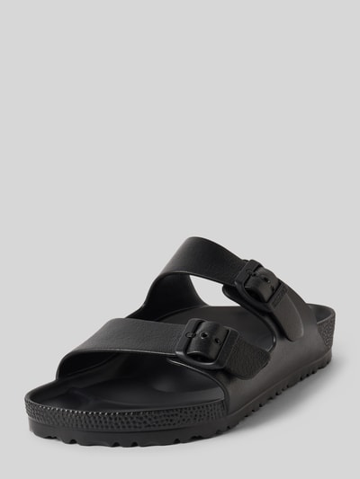 Birkenstock Slides mit Logo-Prägung Modell 'ARIZONA' Black 1