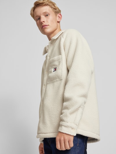 Tommy Jeans Vrijetijdsoverhemd met borstzak Offwhite - 3