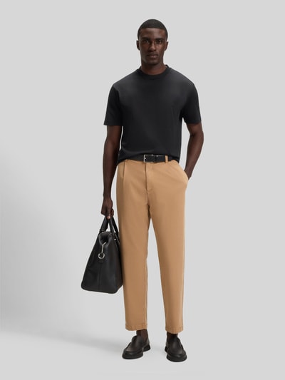 BOSS Regular Fit T-Shirt aus reiner Baumwolle Modell 'THOMPSON 432' Black 1