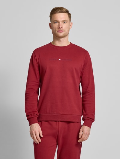 Tommy Hilfiger Sweatshirt met labelprint Rood - 4