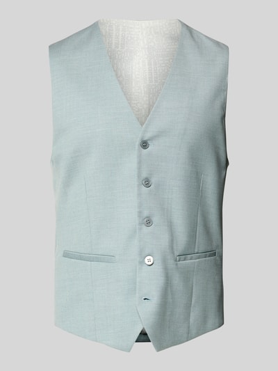 HECHTER PARIS Regular Fit Weste mit Paspeltaschen Tuerkis 2