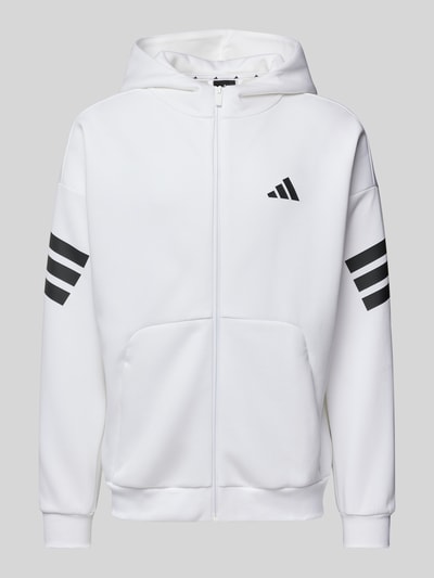 ADIDAS SPORTSWEAR Sweatjacke mit Logo-Print Weiss 2