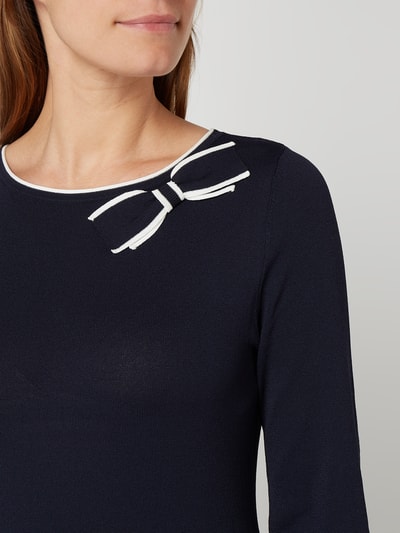 Betty Barclay Pullover mit Zierschleife  Marine 3