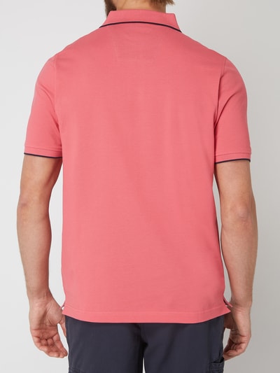 Fynch-Hatton Casual Fit Poloshirt mit Logo-Stickerei Rosa 5