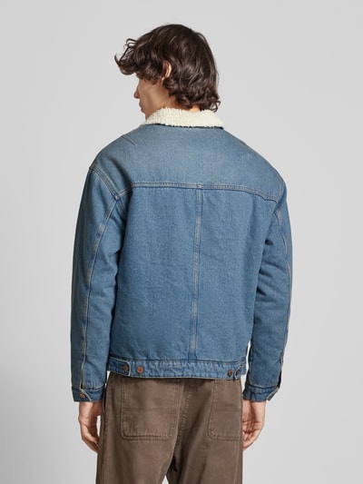 Only & Sons Jeansjack met kentkraag, model 'WILSON' Jeansblauw - 5