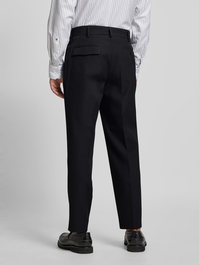 ANNARR Pantalon van wol met persplooien, model 'ANRJARL ALVER' Zwart - 5