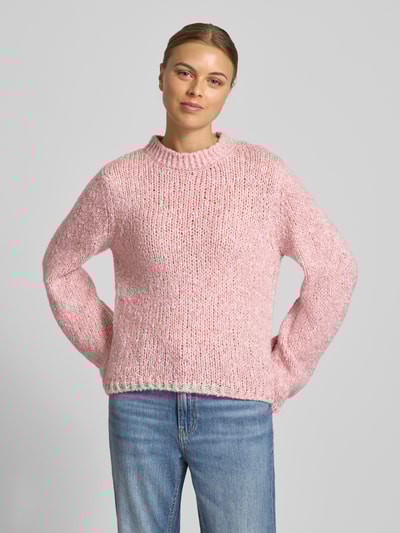More & More Regular Fit Pullover in Strick-Optik Rose 4