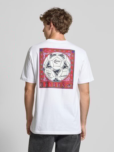 adidas Originals T-Shirt mit Label-Print Weiss 5