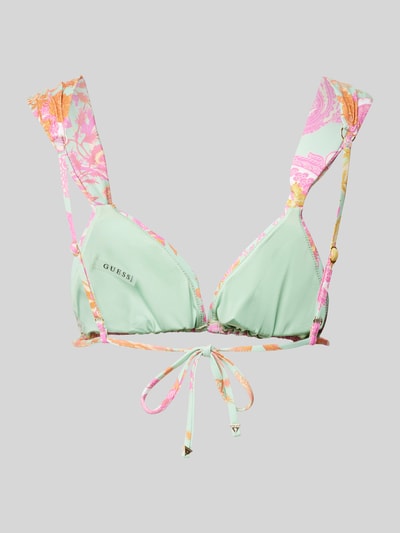 Guess Bikini-Oberteil in Triangel-Form Mint 3