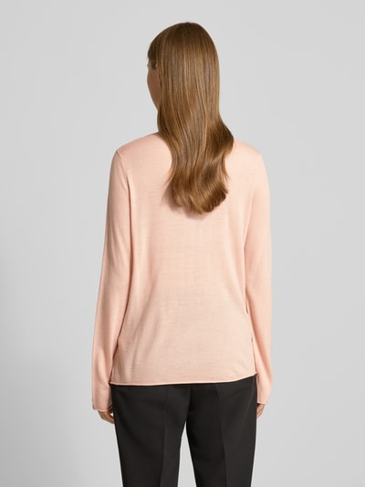 Marc O'Polo Regular Fit Strickpullover aus Merinowolle Rosa 5