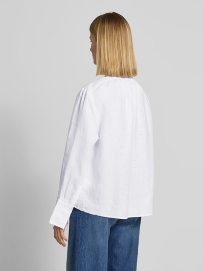 Tommy Hilfiger Relaxed Fit Bluse aus reinem Leinen Weiss 5