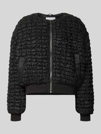 Jake*s Collection Gewatteerd jack met ritssluiting Zwart - 2