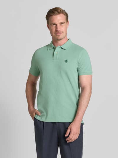 MCNEAL Regular Fit Poloshirt mit Label-Stitching Hellgruen 4