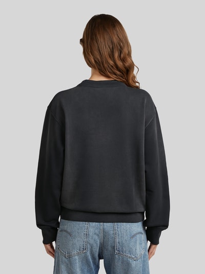 G-Star RAW relaxed fit sweatshirt van puur katoen Zwart - 5