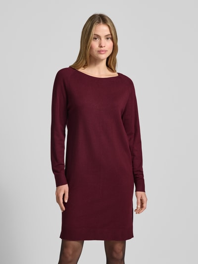 s.Oliver RED LABEL Regular fit vrijetijdsjurken van viscosemix Bordeaux - 4