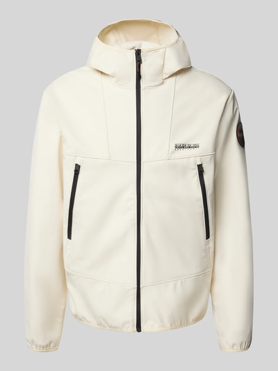Napapijri Jack met capuchon en ritszakken, model 'BIOIS' Offwhite - 2
