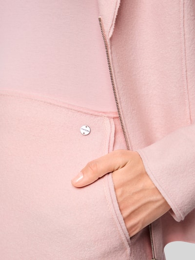 Marc Cain Midi-Rock aus Wolle mit Eingrifftaschen Rose 3