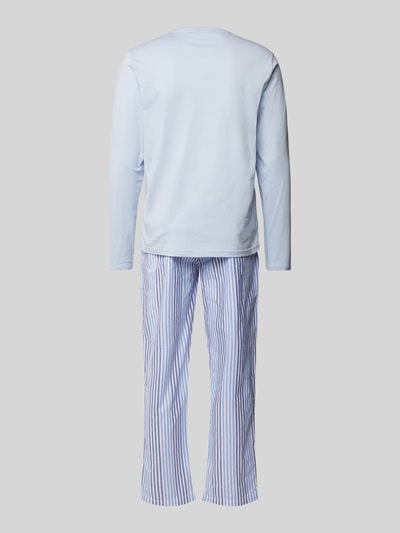 Tommy Hilfiger Pyjama mit Logo-Stitching Blau 3