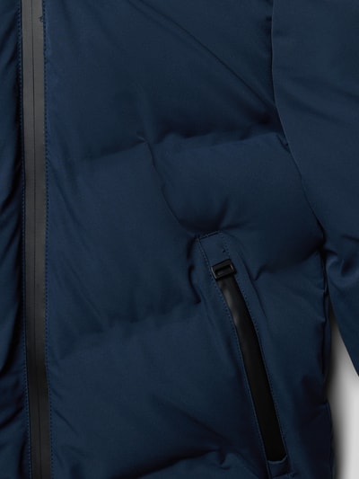 CARS JEANS Kurtka pikowana o kroju regular fit z aplikacją z logo model ‘Lozzo’ Granatowy 2