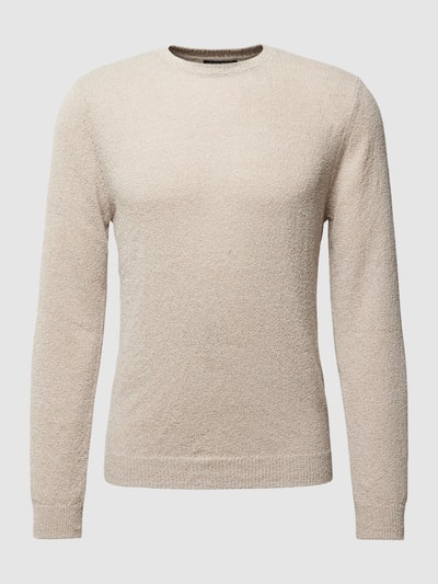 Antony Morato Strickpullover in unifarbenem Design Beige 2
