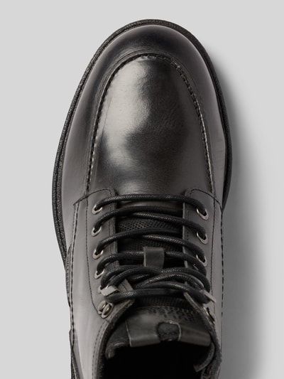 BULLBOXER Boots mit Label-Details und Schnürverschluss Black 3