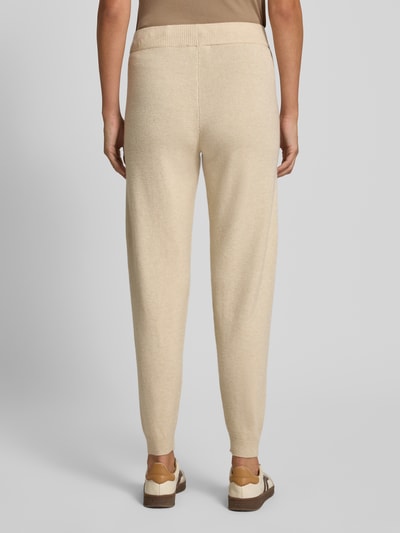 Christian Berg Woman Slim Fit Sweatpants aus Viskose-Mix Beige Melange 5