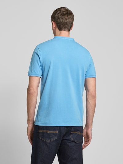 Cinque Slim Fit Poloshirt mit Rundhalsausschnitt Modell 'LANO' Bleu 5