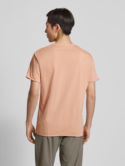 Strellson T-shirt met ronde hals, model 'Philo' Koraal - 5