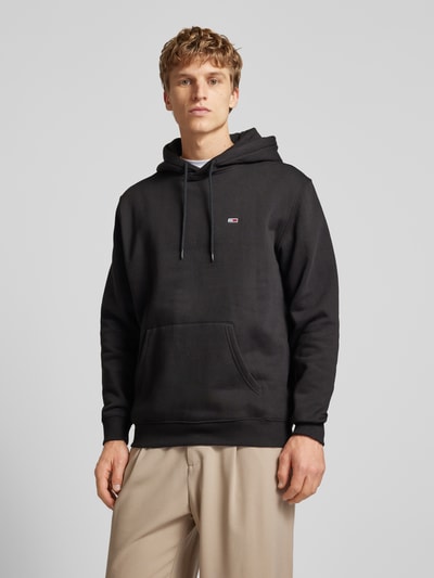 Tommy Jeans Regular Fit Hoodie mit Label-Stitching Black 4