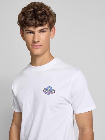 SANTA CRUZ T-Shirt mit Motiv-Print Modell 'WINKOWSKI UFO DOT' Weiss 3