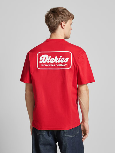 Dickies T-Shirt mit Label-Print Rot 5