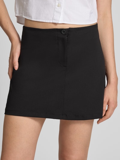 Gina Tricot Slim Fit Minirock mit Reißverschluss Black 3