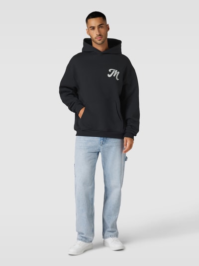 Multiply Apparel Oversized Hoodie mit Känguru-Tasche Black 1