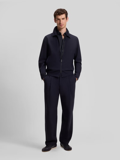 BOSS Slim Fit Businesshemd mit Kentkragen Modell 'P-HANK-S' Marine 1