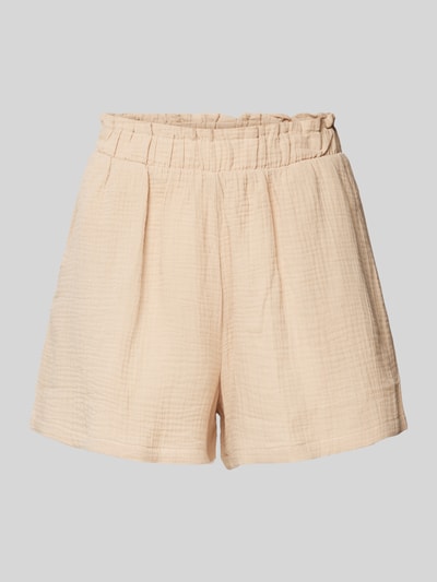 Vero Moda High Waist Shorts mit Strukturmuster Modell 'NATALI' Sand 2