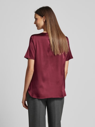 (The Mercer) N.Y. Blouseshirt met ronde hals Bordeaux - 5