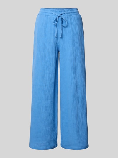 Christian Berg Woman Wide leg stoffen broek in verkorte pasvorm Blauw - 2