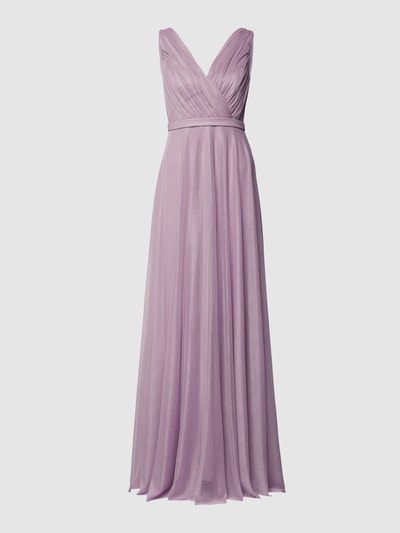 TROYDEN COLLECTION Avondjurk in glanzende look Mauve - 2