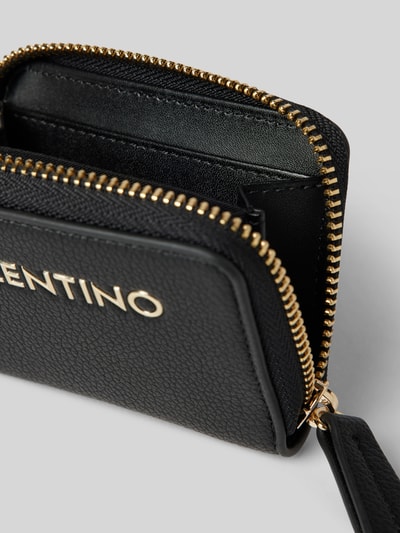 VALENTINO BAGS Portemonnee met labelapplicatie, model 'ARCADIA' Zwart - 3