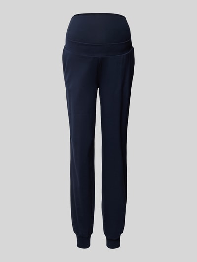 Mamalicious Zwangerschapssweatpants met elastische band Donkerblauw - 2