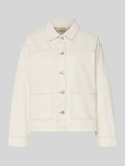 JJXX Jeansjacke mit Eingrifftaschen Modell 'RACHEL' Offwhite 2