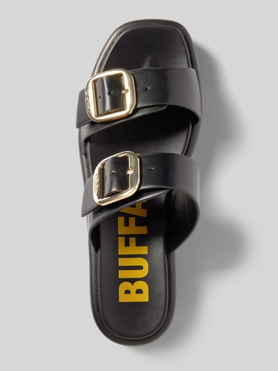 Buffalo Sandalen met doornsluiting, model 'MIA' Zwart - 3