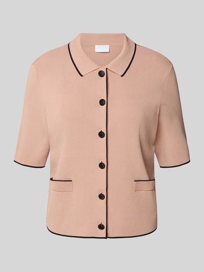 Jake*s Collection Vest met knoopsluiting Zalm - 2